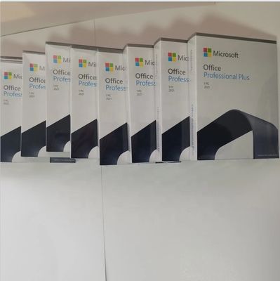 التنشيط عبر الإنترنت Microsoft Office 2021 Pro Plus Professional Box FPP Key