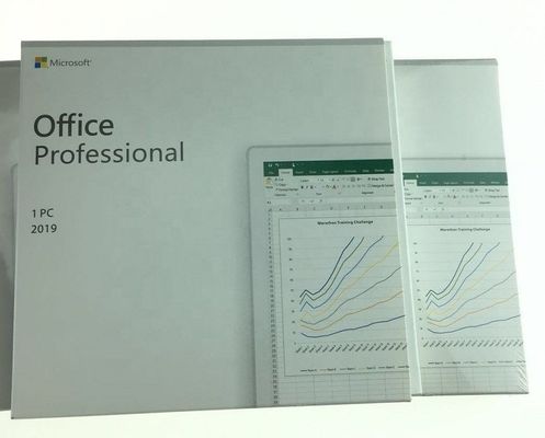 Ensemble complet 100% de boîte de vente au détail du professionnel DVD de Microsoft Office 2019 véritable