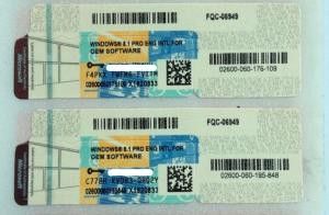 Microsofts FPP Windows 8,1 on-line-Aktivierung des Produkt-Schlüsselcode-100%