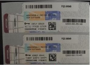 Echt Microsoft Windows 8 Procoa-het Gebruiksiso UKS Certificaat van de het Levenstijd