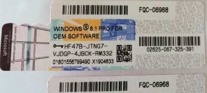 pro clé de produit de 32bit x de 64bit Windows 8,1 pour l'activation 100% véritable