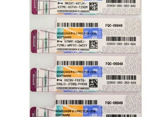 100% werkend Online Vensters 8,1 Productcode Geen Taal coderen beperk