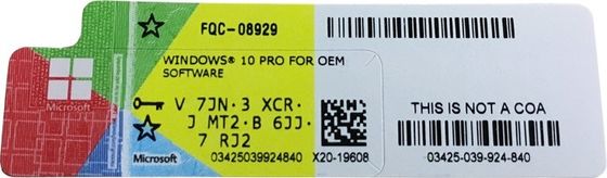 vensters met 64 bits 10 de Kleinhandelsversie van de Productcodecode Al Talenversie