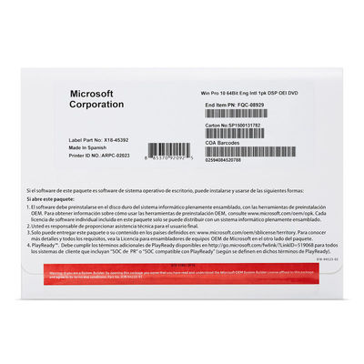 ОЭМ 100% Виндовс 10 активации онлайн Про корейский/японский/испанский язык/немец