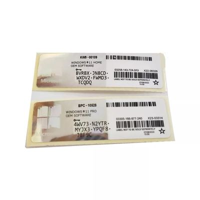 Gewinnen Sie global 11 Haupt-Grundstellungstaste Soem-Aufkleber des Soem COA-Aufkleber Muliti-Sprachgewinn-11