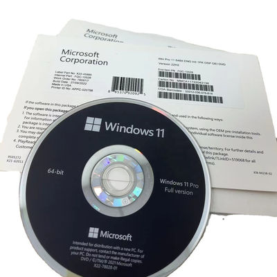 Windows 11 Pro DVD Pack 100% werkt met meertalige ondersteuning