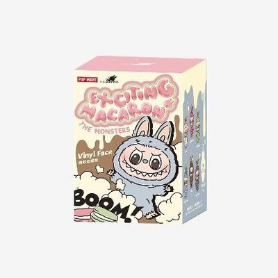 Originale Autentico Popmart Labubu Mostri Emozionanti Sedile Macaroni Scatole Cieco Figura Plüsch Bambola Carini Giocattoli Scatole Misteriose