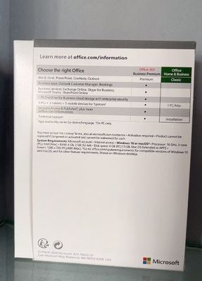 المكتب 2024 المنزل الأعمال المك / الكمبيوتر ربط المفتاح الحياة المكتب 2024 هب الصندوق التجزئة
