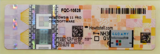 Win 11 Professional Key Attivazione online Win 11 Professional Licenza OEM Adesivo COA