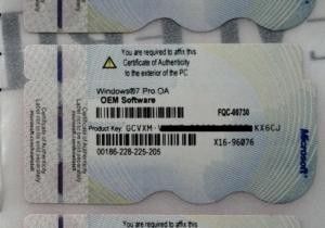 Final professionnel à la maison véritable de 100% Windows 7 avec l'autocollant de clé d'OEM