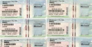 寿命のために有効な100%の原物のマイクロソフト・ウインドウズ7プロダクト キー コード