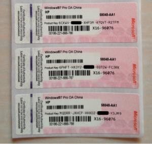 完全な元のWindows 7プロダクト キー コードのオンライン活発化の寿命の保証