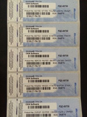 Первоначальная активация ключевого кода продукта Виндовс 7 онлайн для пользы на одиночной машине