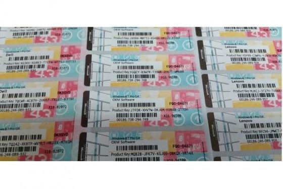 100% echt Microsoft Windows 7 Professionele Oem Productcode Online Activering
