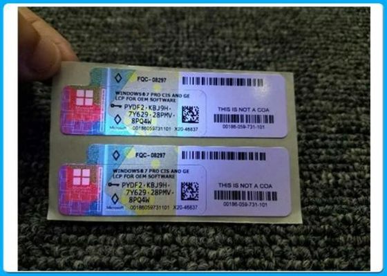 Activation de constante d'autocollant de clé de COA de code principal de produit de Microsoft Windows 7