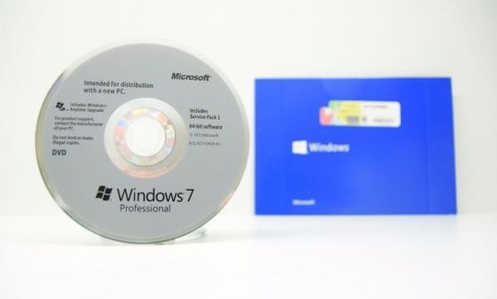 Version professionnelle de Coa SP1 de bit du paquet 32 d'OEM de Windows 7 de langue multi processeur de 1 gigahertz