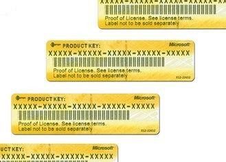 Version au détail de Pkc de boîte de Mme bureau 2010 de Microsoft d'autocollant de COA pro pour le secteur global