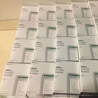 Versione globale Microsoft Office ufficio domestico e di affari 2019 di 2019 del PC del MACKINTOSH di vendita al dettaglio del botteghino dell'HB 2019 domestico ed affare