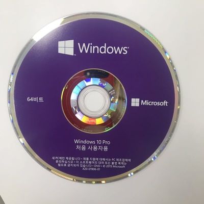 DVD 다운로드 한국사람 언어를 가진 32/64 조금 Windows 10 직업적인 OEM 팩