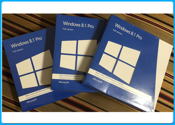 Venta al por menor del Pro Pack de Microsoft Windows 8,1 del producto auténtico 1 usuario 32bit 64bit por completo