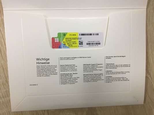 bit anglais DVD de la version R2 64 du serveur 2012 de 2CPU/2VM Microsoft Windows