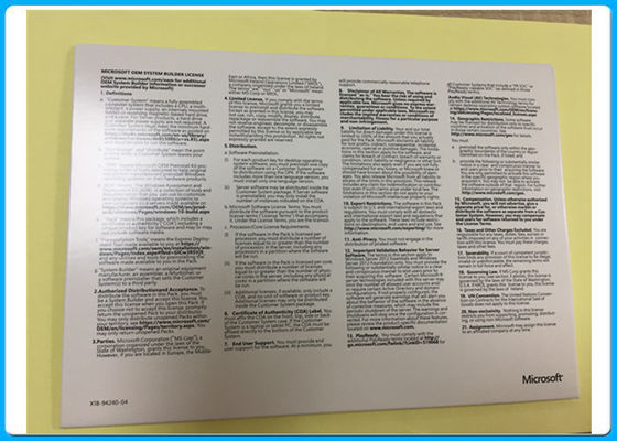 Microsoft Windows Server 2016 Os Standaarddvd met 64 bits met 5 Gebruikerscals