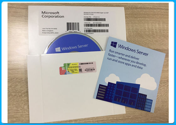 OEM 2016 d'Édition standard de Windows Server d'original de 100% empaquetant le logiciel véritable