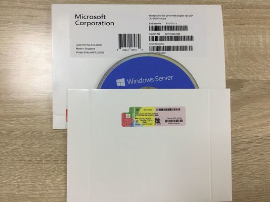 32 bits/64 noyaux 2016 de COA 16 de norme de serveur de MS Windows de bit pour 5 utilisateurs