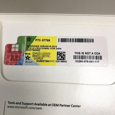진짜 Windows 서버 2019 표준판 DVD 64 조금 100% 온라인 활성화