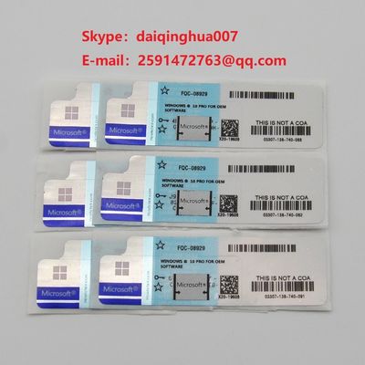 도매 Professinal win10 직업적인 노트북 oem coa 스티커