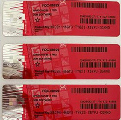 Clave de venta al por menor de código OEM profesional de Microsoft Windows 11 activada en línea de 64 bits