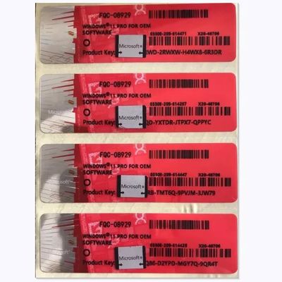 OEM originale del software della chiave di licenza di vittoria 11 pro/chiave digitale al dettaglio all'interno di 24r Invia tramite e-mail