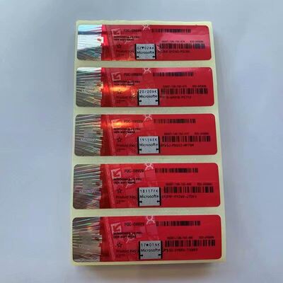 Activation d'autocollant de COA de code principal de produit de Microsoft Windows 10 en ligne globalement